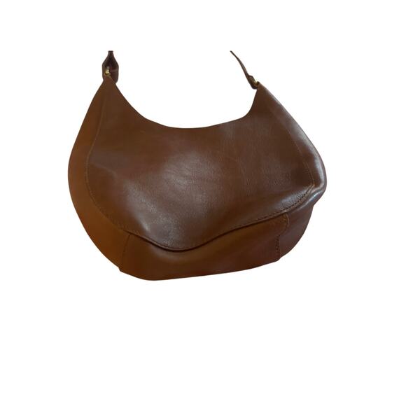 Madewell NE435 The Mini Shopper Bag Cow Leather Crossbody Brown Purse Adjustable - Picture 3 of 7